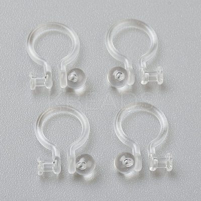 Plastic Clip-on Earring Findings X-KY-P001-10A-1