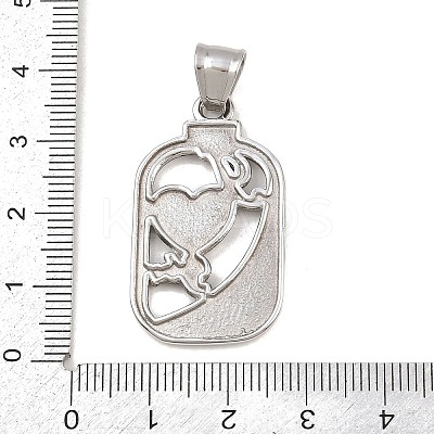 304 Stainless Steel Pendants STAS-K316-05AS-1