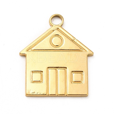 Ion Plating(IP) 201 Stainless Steel Pendants STAS-H172-15G-1