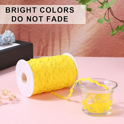 2 trands Polyester Wave Bending Fringe Trim OCOR-GF0003-02E-1