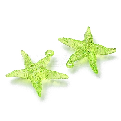 50g Transparent Acrylic Pendants TACR-YW0001-70-1