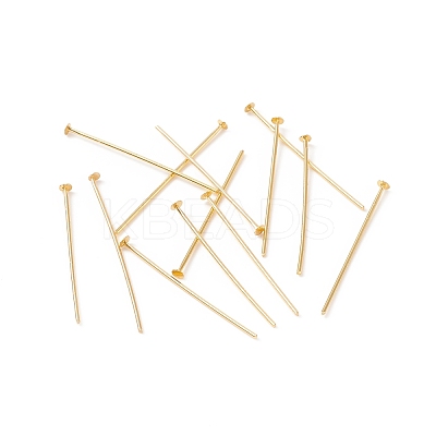 Brass Flat Head Pins KK-WH0058-03B-G01-1