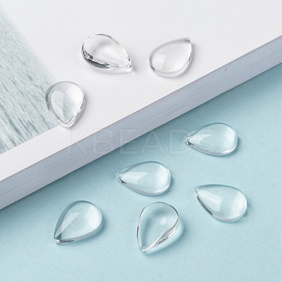 Transparent teardrop X-GGLA-R024-14x10-1
