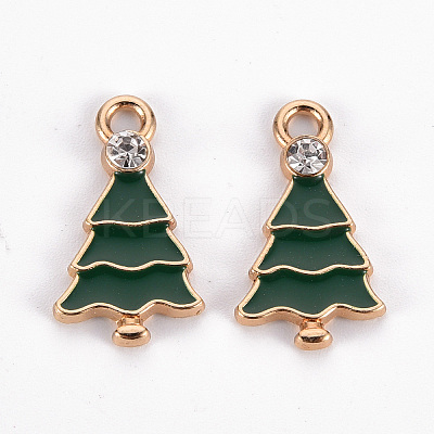 Eco-Friendly Alloy Enamel Pendants X-ENAM-T011-70-NR-1