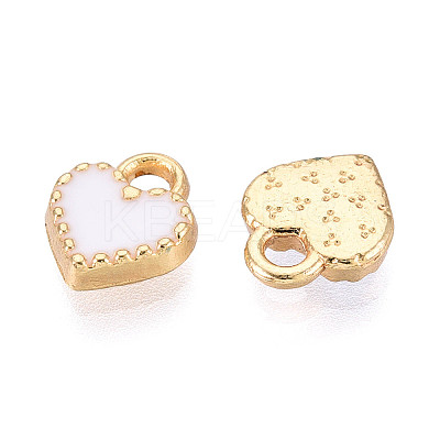 Alloy Enamel Charms ENAM-S121-164E-RS-1