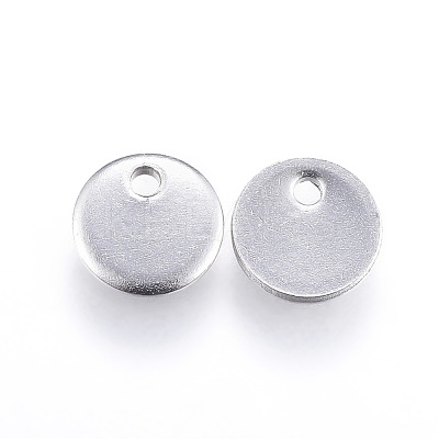 Tarnish Resistant 304 Stainless Steel Charms STAS-G124-27P-4mm-1