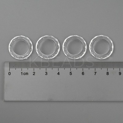 Transparent Acrylic Beads X-PL671Y-1-1