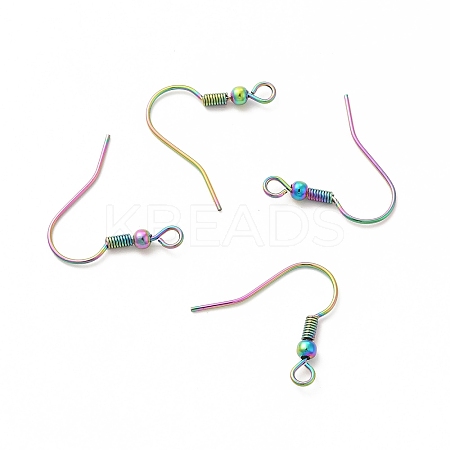 Ion Plating(IP) 304 Stainless Steel Earring Hooks STAS-F075-41MC-1