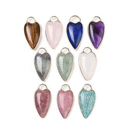 Natural Mixed Stone Pendants G-G193-02G-1