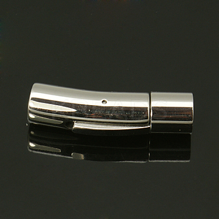 Tarnish Resistant Column 316 Surgical Stainless Steel Bayonet Clasps STAS-A021-7mm-1