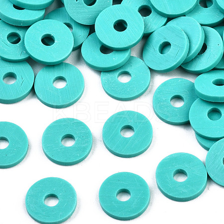 Handmade Polymer Clay Beads CLAY-R067-4.0mm-B34-1