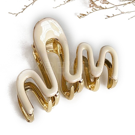 Alloy Enamel Claw Hair Clips PW-WG5535B-06-1