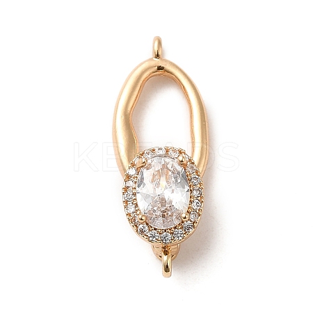 Brass Pave Cubic Zirconia Fold Over Clasps LS-KK-E082-02G-01-1