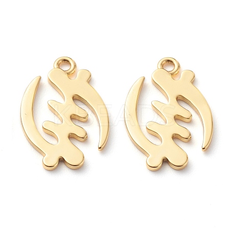 Brass Pendants KK-J278-20G-1