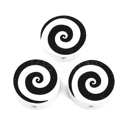 Halloween wood beads WOOD-S064-01D-1