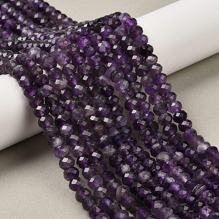 Natural Amethyst Beads Strands LS-G-G278-A01-4x6mm-1