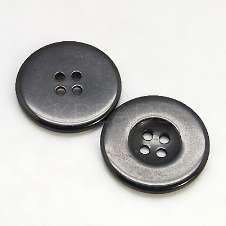 Resin Buttons RESI-D033-11mm-02-1