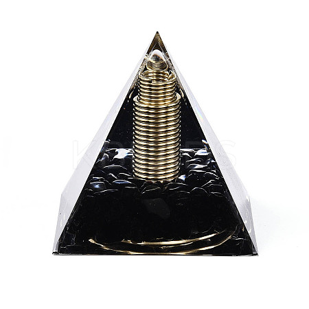 Orgonite Pyramid Resin Energy Generators DJEW-N003-07D-1