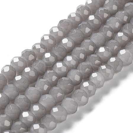Baking Paint Imitation Jade Glass Bead Strands LS-X-DGLA-A034-J6MM-A43-1