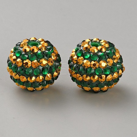 Resin Rhinestone Beads LS-RB-WH0003-08I-1
