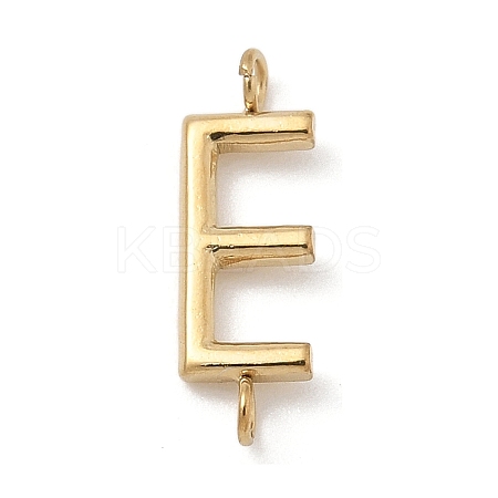 304 Stainless Steel Letter Connector Charms LS-STAS-M108-01G-05-1