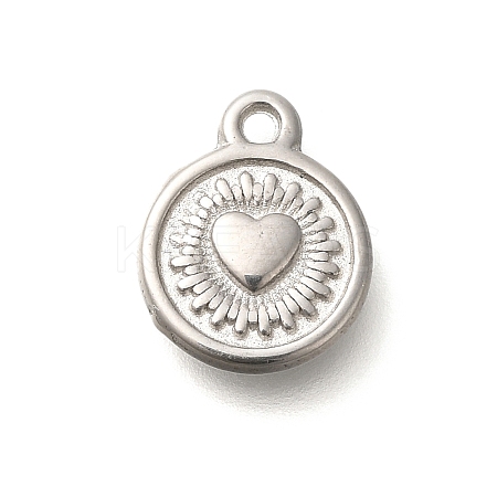 Anti-Tarnish 304 Stainless Steel Charms STAS-I321-05P-1