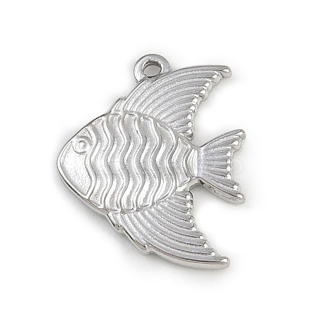 304 Stainless Steel Pendants STAS-K287-08B-P-1