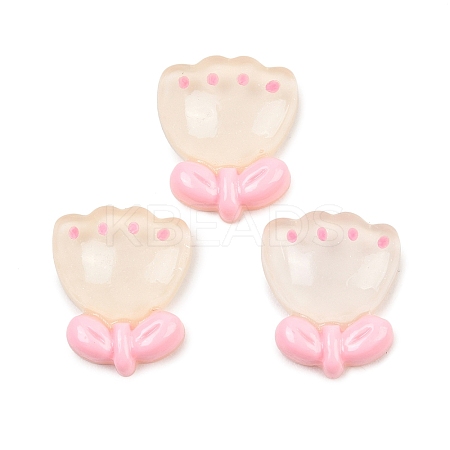 Translucent Resin Cabochons RESI-XCP0002-67B-1