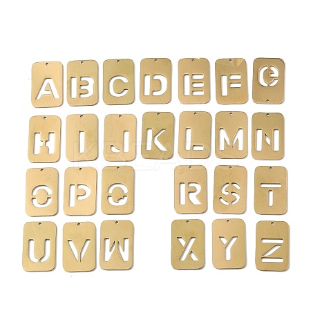 26Pcs 304 Stainless Steel Pendants STAS-G372-01G-1