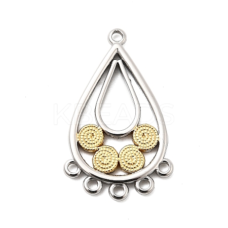 Ion Plating(IP) 304 Stainless Steel Chandelier Component Links STAS-Q350-03GP-1