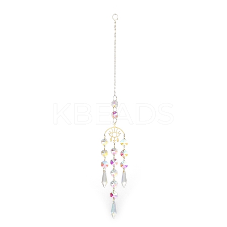 Brass Big Pendant Decorations LS-HJEW-M005-04F-G-1