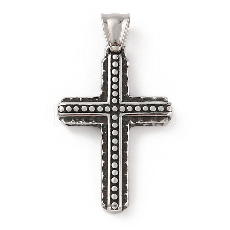 304 Stainless Steel Pendants STAS-A083-09AS-1