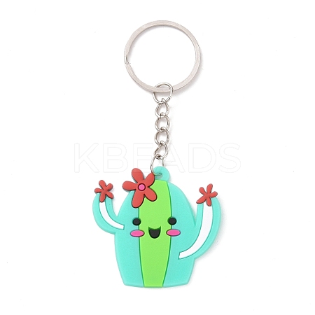 Cartoon PVC Plastic Keychain KEYC-F035-01C-1