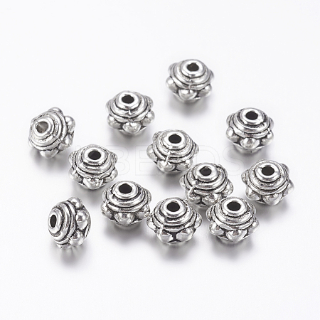 Tibetan Style Alloy Spacer Beads LF1017Y-NF-1