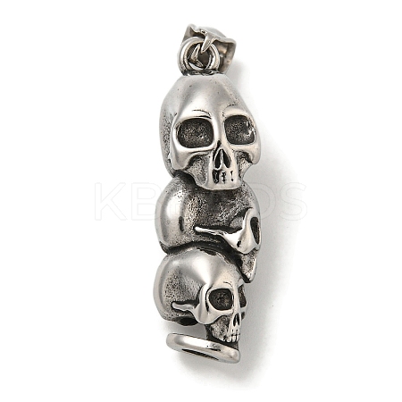316 Surgical Stainless Steel Pendants STAS-Z073-104AS-1