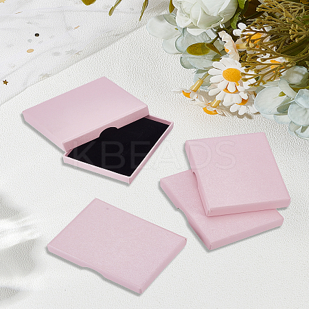 4Pcs Rectangle Cardboard Paper Jewelry Set Boxes CON-LP0001-97-1