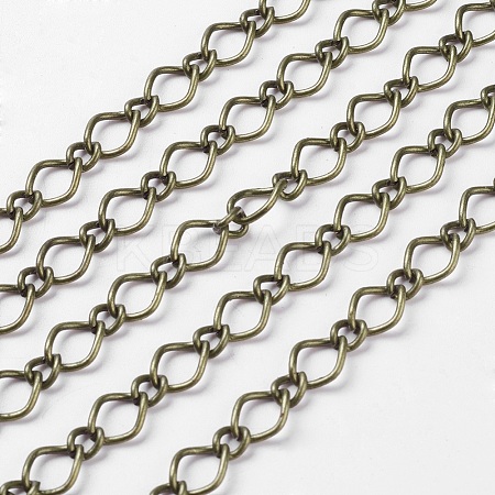 Iron Handmade Chains Figaro Chains Mother-Son Chains CHSM026Y-AB-1