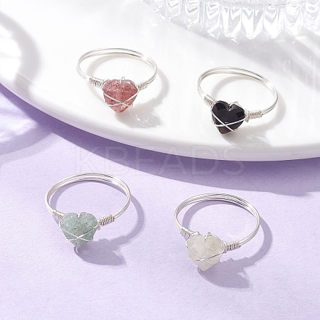 Gemstone Finger Rings RJEW-TA00232-02-1