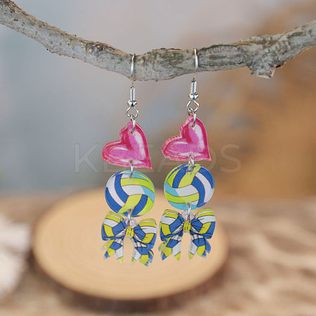 Acrylic Dangle Earrings FS-WG0D22D-04-1