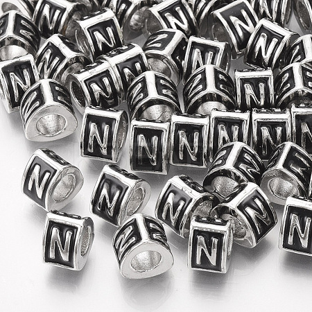 Alloy European Beads MPDL-S038-09N-1
