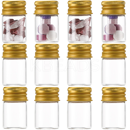 Clear Glass Bottles Bead Containers CON-SC0001-11G-05-1
