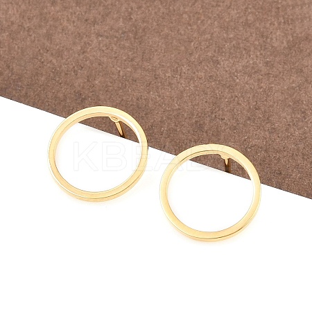 316 Stainless Steel Stud Earrings EJEW-D339-05G-1