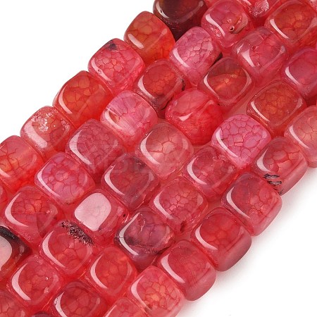 Natural Dragon Veins Agate Beads Strands G-G177-E09-05-1