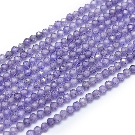 Cubic Zirconia Beads Strands X-G-G792-47-03A-1