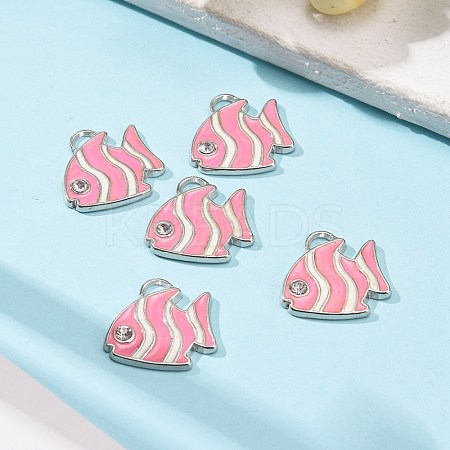 Alloy Enamel Pendants ENAM-P152-3-1