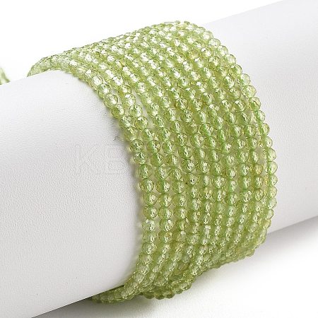 Natural Peridot Beads Strands X-G-B107-A06-01A-1
