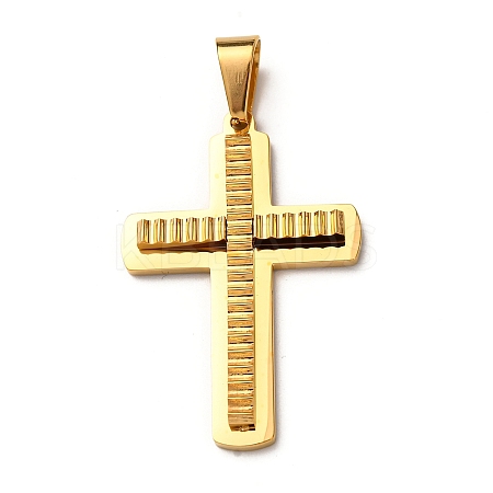 304 Stainless Steel Pendants STAS-F323-15G-1