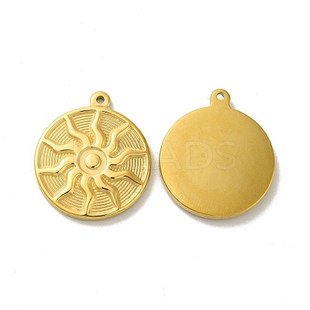 Ion Plating(IP) 304 Stainless Steel Pendants STAS-Q001-31G-1