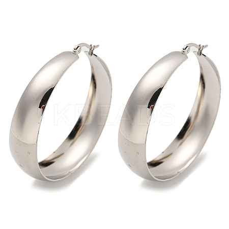 Tarnish Resistant 202 Stainless Steel Hoop Earring EJEW-H003-09P-03-1