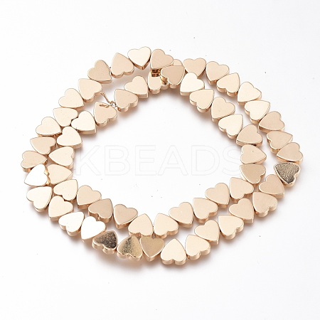 Non-magnetic Synthetic Hematite Beads Strands G-A181-A02KCG-1